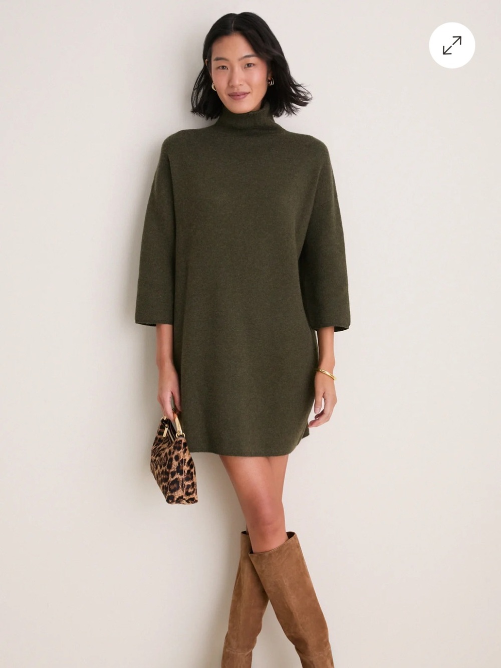 Tuckernuck, Moss Green Vivianne Dress. Size S